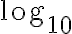 \log_{10}